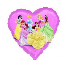 СЕРДЦЕ С ПРИНЦЕССАМИ ДИСНЕЙ