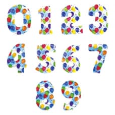 шары-цифры на др