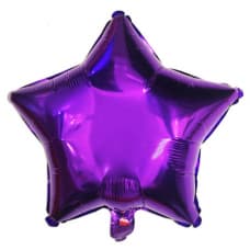 фольгированный шар звезда фиолетовый в магазине МимоДутти