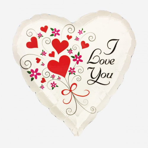 Шар сердце с рисунком. Фольгированный шар с гелием. 