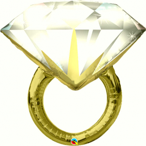 фольгированный шар кольцо в магазине МимоДутти. Доставка гелиевых шаров круглосуточно. Москва и МО