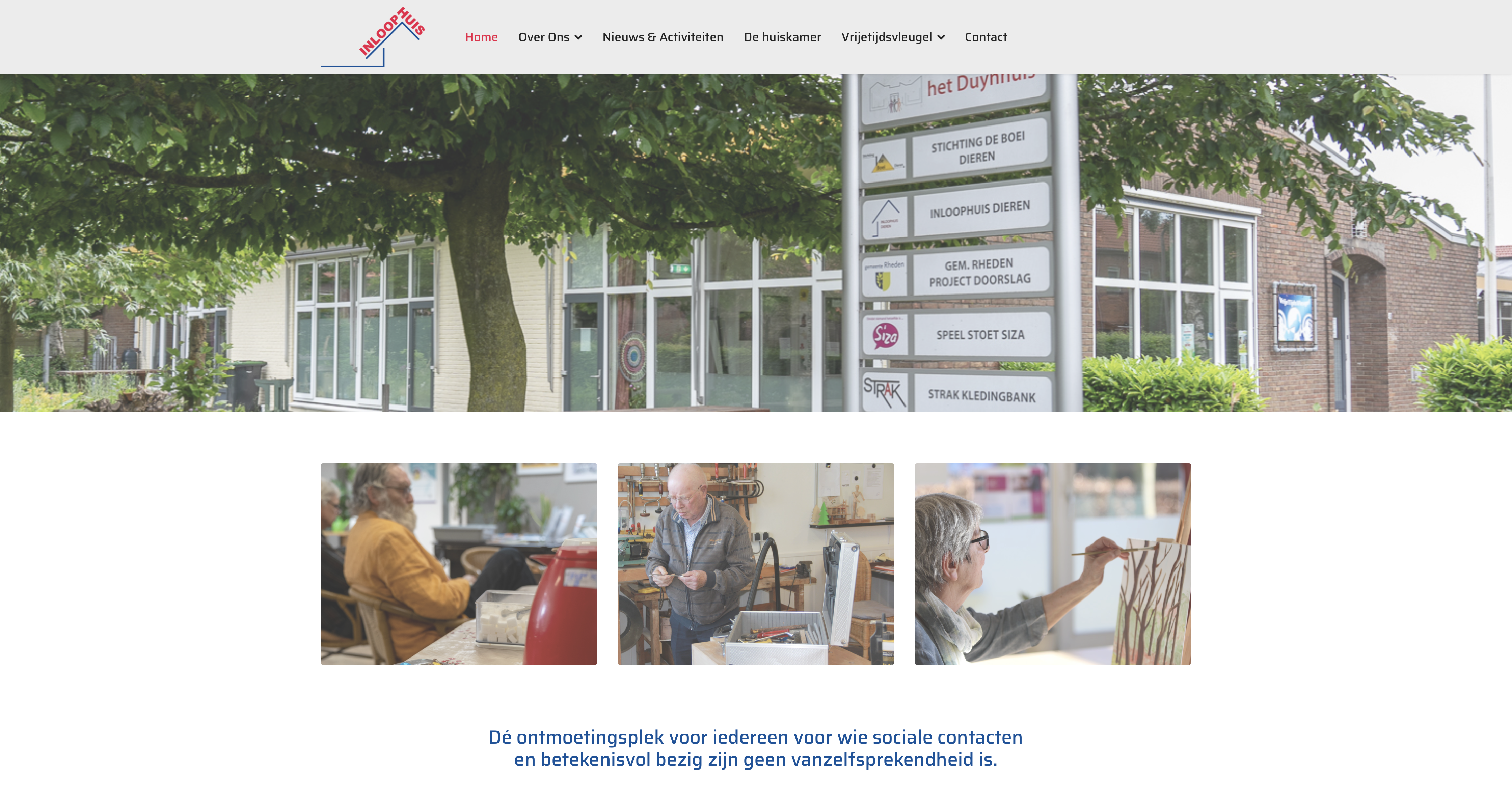 Nieuwe website van Inloophuis Dieren