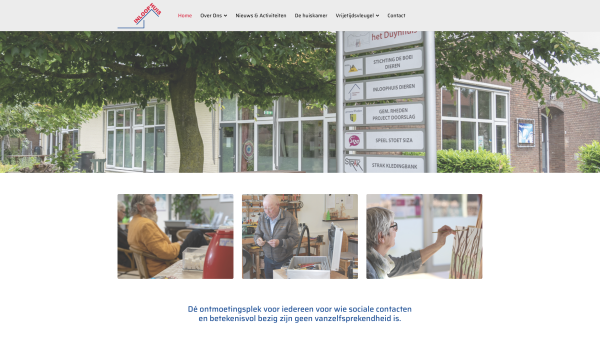 Nieuwe website van Inloophuis Dieren