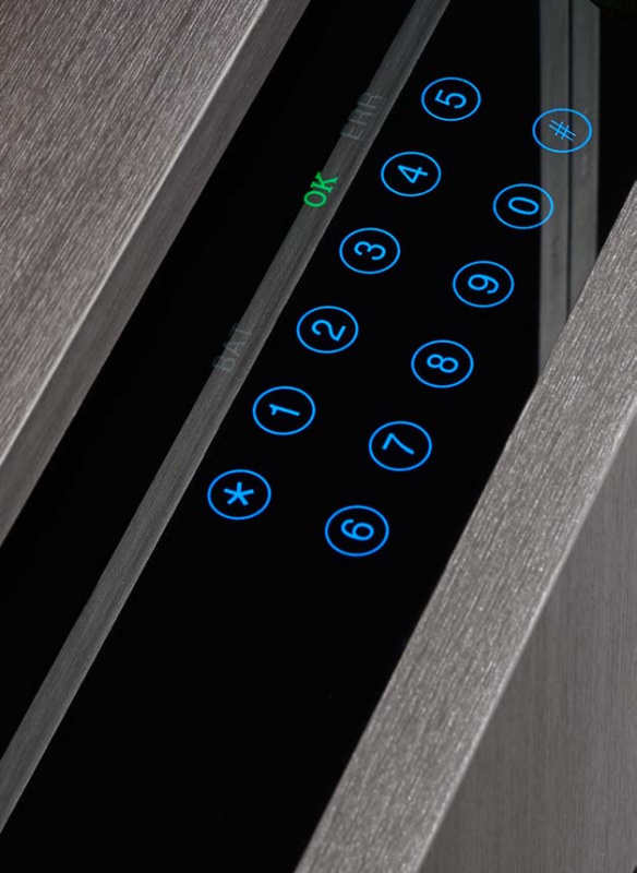 Сейф с тачскрином 564*400*150мм, Unihopper, в базу 600мм, Moka