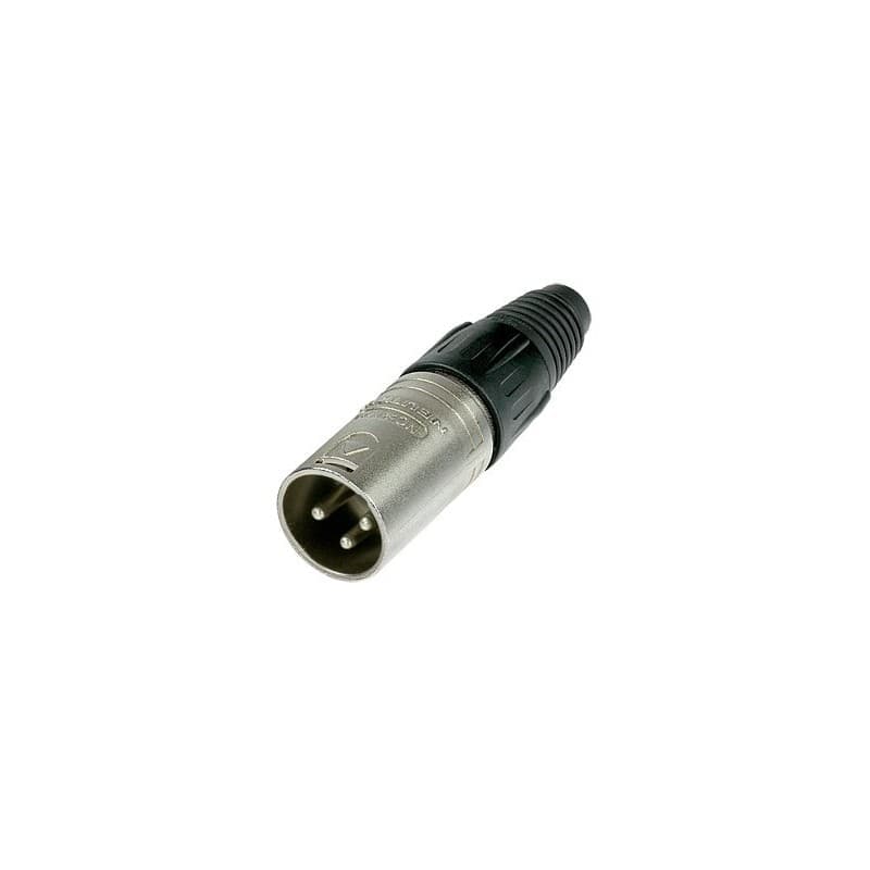 Neutrik NC3MX XLR Macho volante cromado 3 pines (producto descontinuado)
