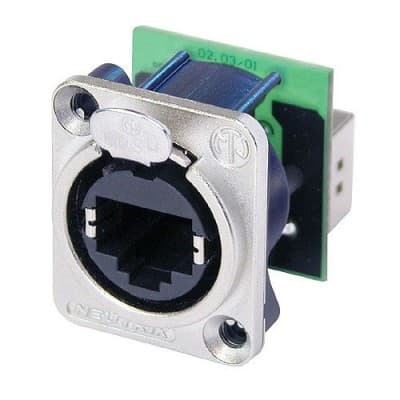 Neutrik NE8FDP Conector RJ45 etherCON Chasis c/seguro