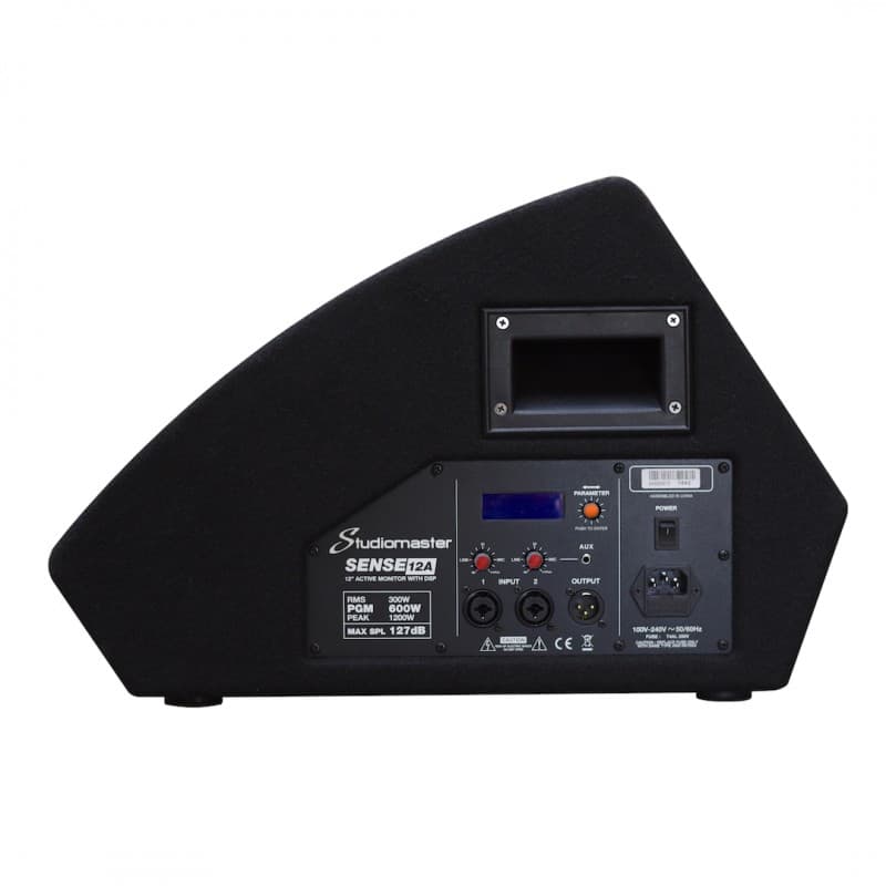 Studiomaster NEW SENSE12A+ 12'' Monitor de piso Activo con DSP