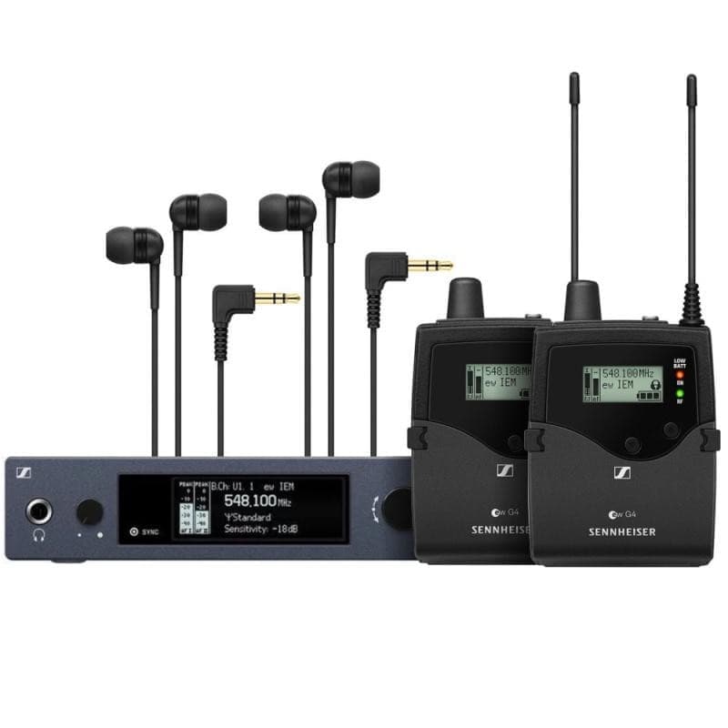 Sennheiser EW IEM/G4TWIN Sistema Inalambrico Monitoreo In-ear doble UHF