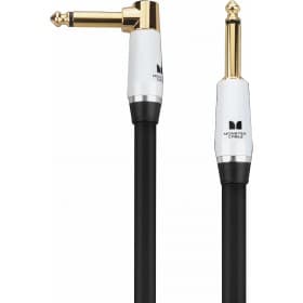 Monster Cable 600533 Studio Pro Cable Instrumento Angulo a Recto 12ft/3.6mts
