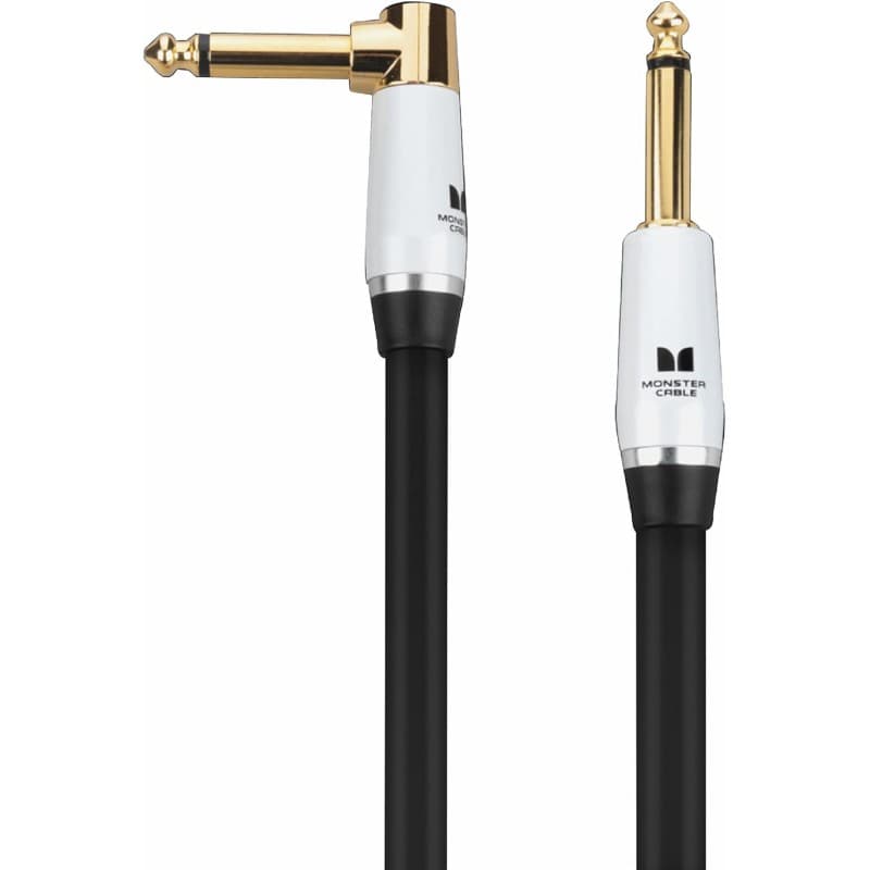 Monster Cable 600533 Studio Pro Cable Instrumento Angulo a Recto 12ft/3.6mts