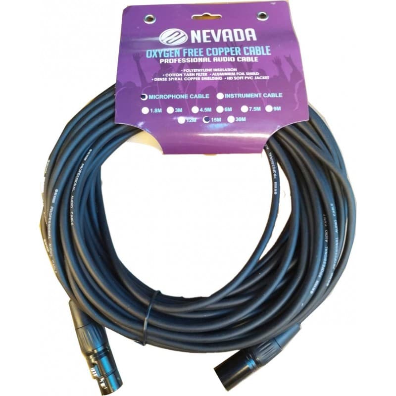Nevada MXF15 Cable Microfono 15 mts