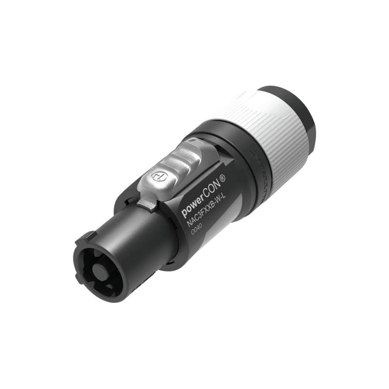 Neutrik NAC3FXXB-W-L Powercon Gris para cables 10 a 16mm