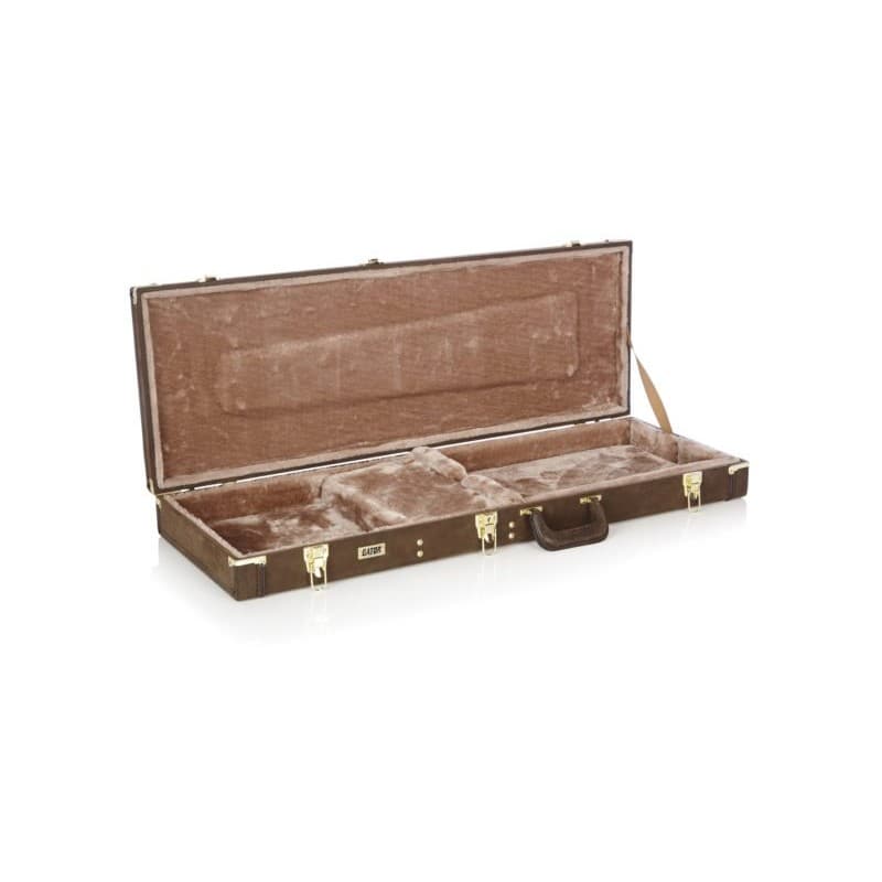 Gator GW-ELECTRIC-VIN Case vintage brown madera - Vista 1