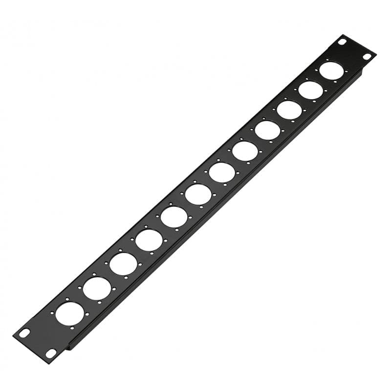 K&M 28312-000-55 Panel para 12 xlr