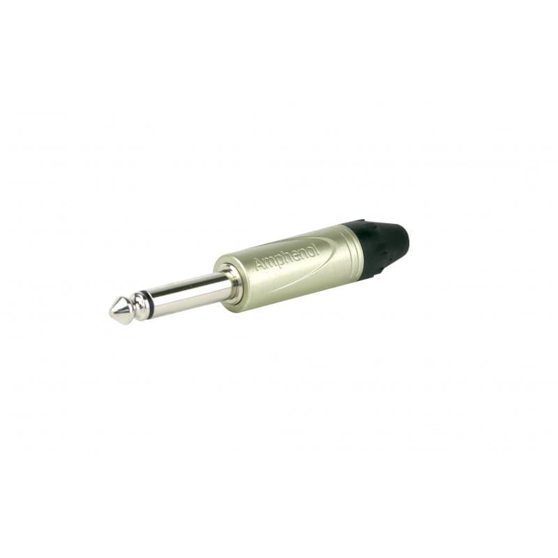 Amphenol QM2P conector plug mono nickel