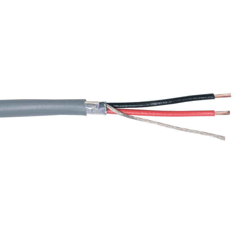 Liberty 22-2C-SH-GRY Cable Balanceado Gris Delgado con foil (Rollo 305 mts)