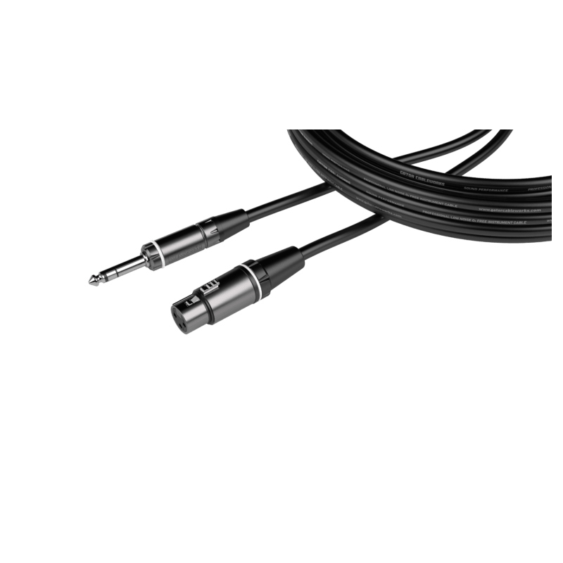 Gator Cableworks GCWC-XLR-05FTRS cable XLR a TRS 1,5 mts