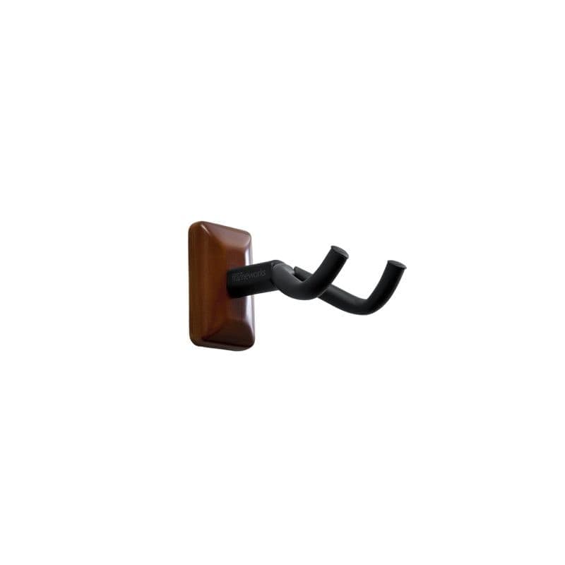 Gator Frameworks GFW-GTR-HNGRMHG colgador de guitarra para pared Mahogany