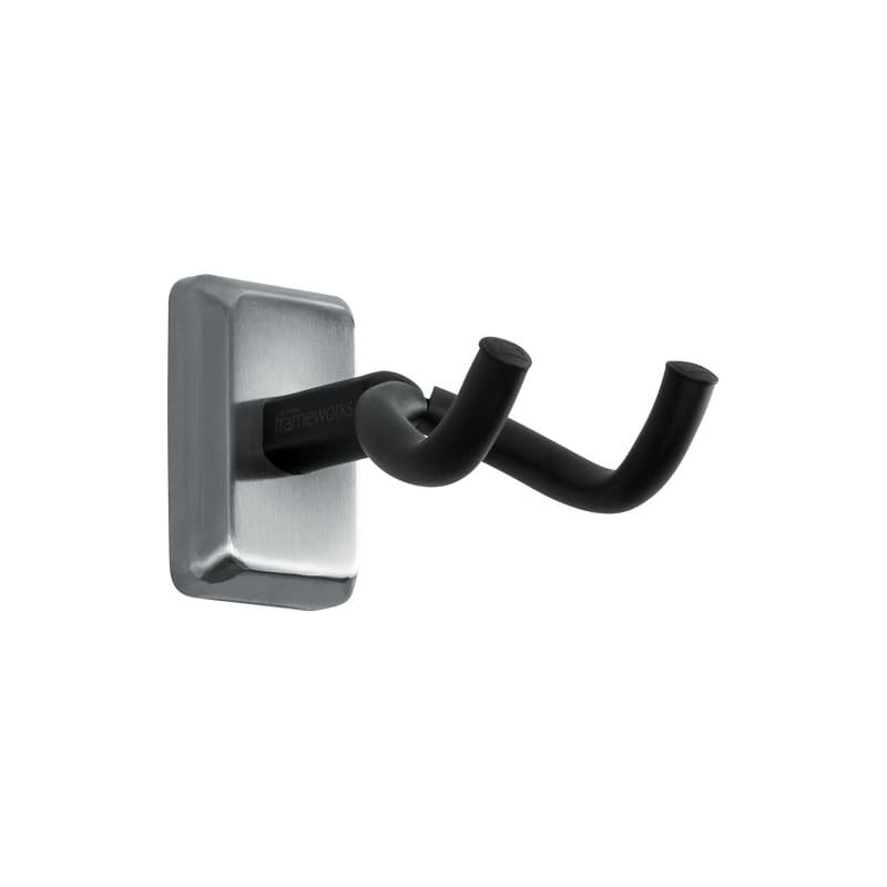 Gator Frameworks GFW-GTR-HNGRSCH colgador de guitarra para pared Satin Chrome