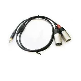 Rean Cable NRA-140-0130-009 Cable 2xlr/M-mini plug stereo 0.9mt