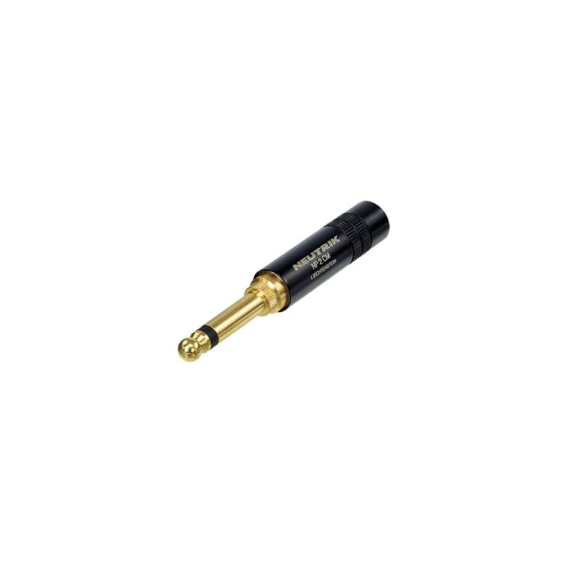 Neutrik NP2CM-B Plug Mil spec 624/4 -black/nickel