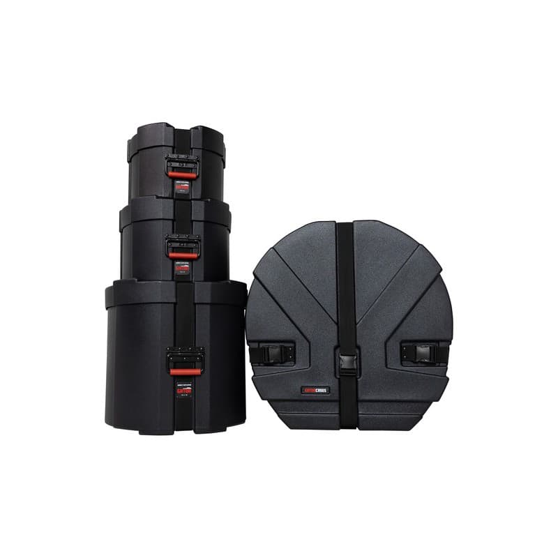 Gator GPCROCKPACK Groove Roto set cases rock (No incluye carro)