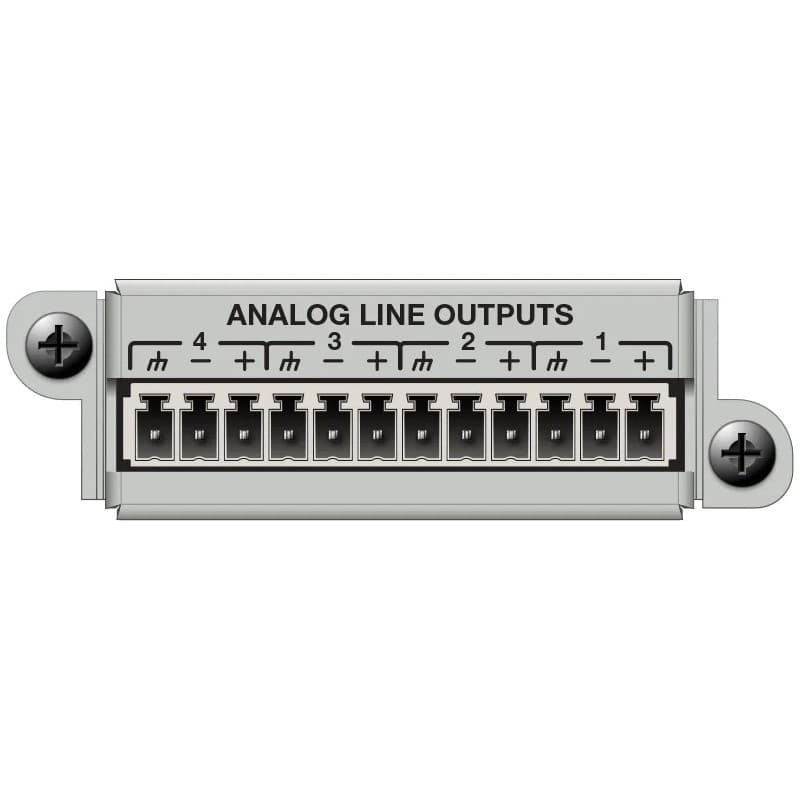 Symetrix I/O card for Edge/Radius NX 4 line out (80-0063)
