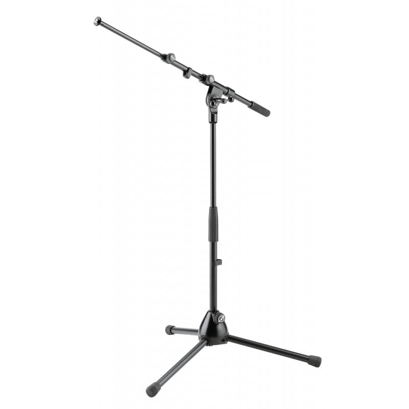 K&M 25900-500-55 atril microfono low profile negro