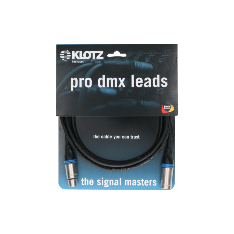 Klotz LX3-5X1K2-03.0 LX3 DMX cable 3mts