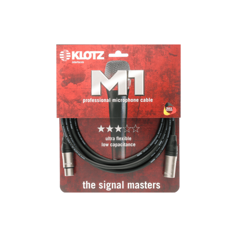 Klotz M1K1FM0300 M1 cable microfono 3mts