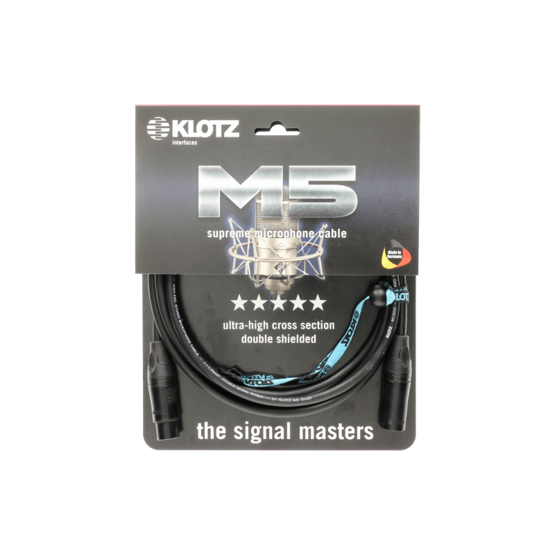 Klotz M5KBFM030 M5 Microphone Cable 3mts