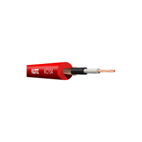 Klotz AC104RT.100 Cable desbalanceado rojo 0,22mm (Rollo 100 mts)