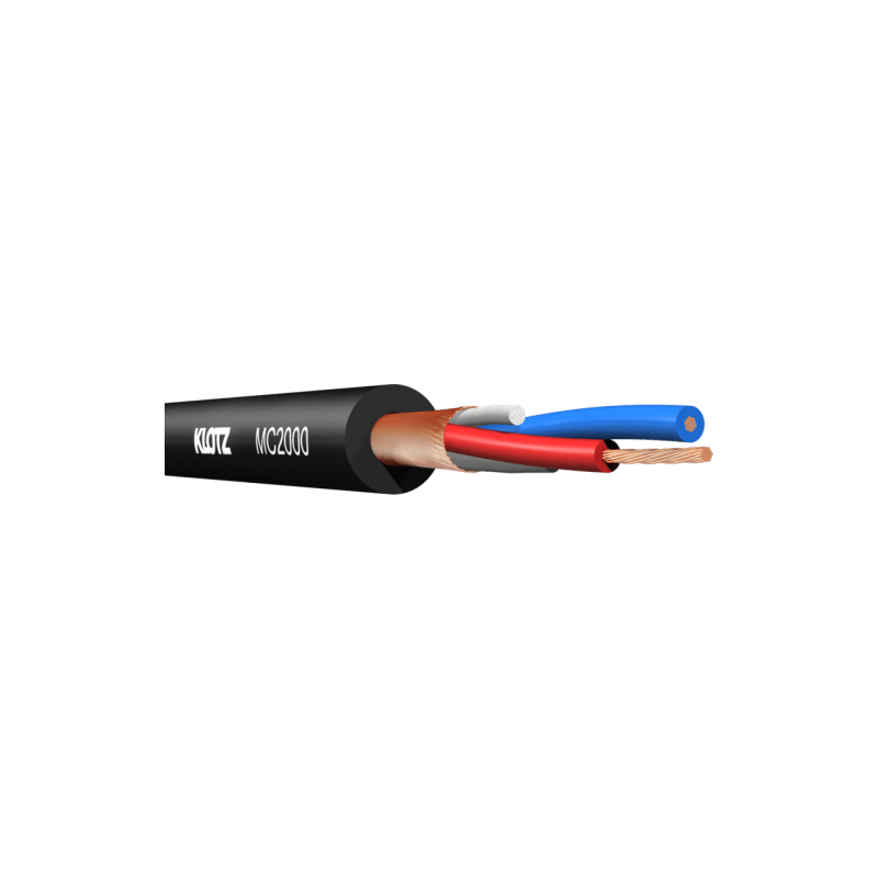 Klotz MC2000SW.100 Cable Microfono AWG24 2x0,22mm PVC (Rollo 100 metros)