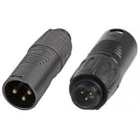 Rean RA3MT-B Adaptador mini XLR - XLR macho