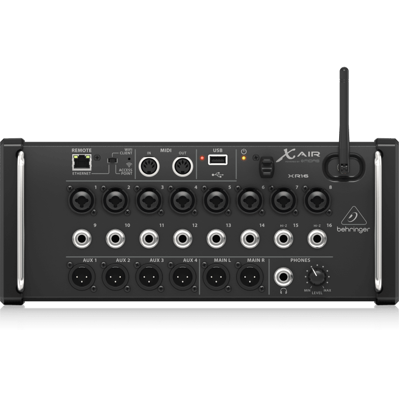Behringer XR16 Air Mixer digital rack 8 mic 8 line