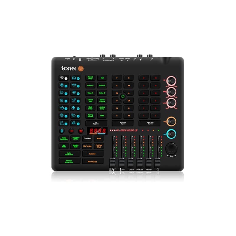Icon Pro Audio Live console interface Podcast