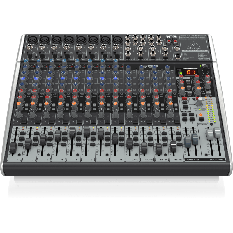 Behringer Xenyx X2222USB mixer analogo 22 entradas