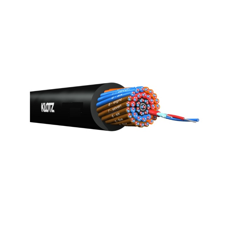 Klotz PW16X.100 Cable Multipar 16 pares negro (por Metro)