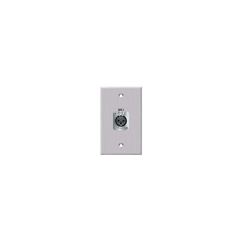 Liberty PC-G1300-E-S-C Placa de 1 conector XLR Hembra