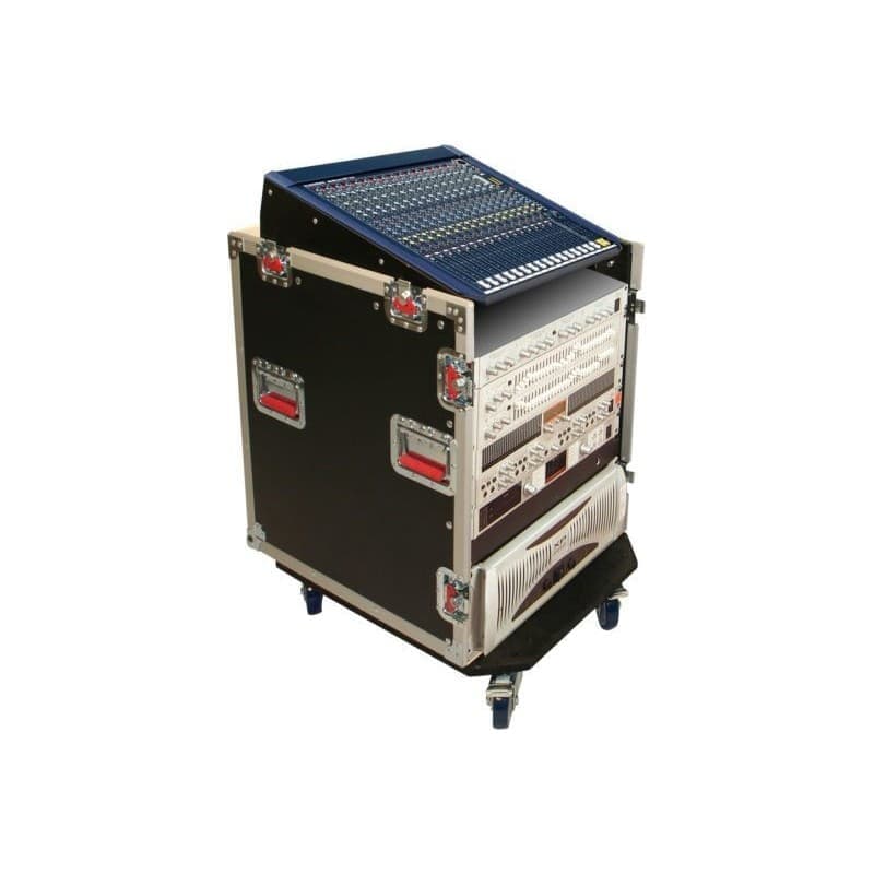 Gator G-TOUR-GRC12X12 Case para Mixer con ruedas Mixer(12u) + perifericos(12u)