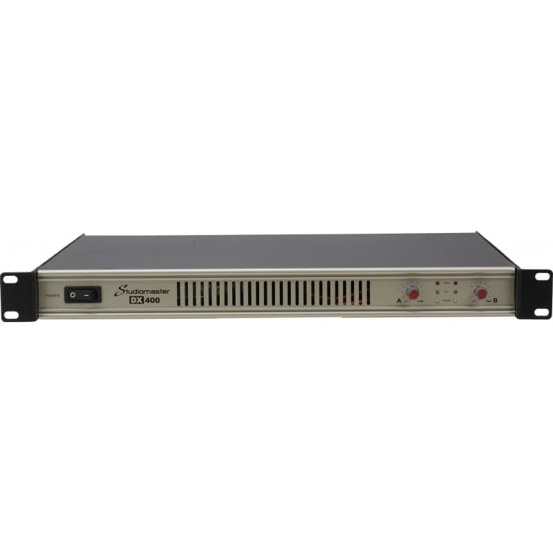 Studiomaster DX400 Amplificador de Potencia 2x200w
