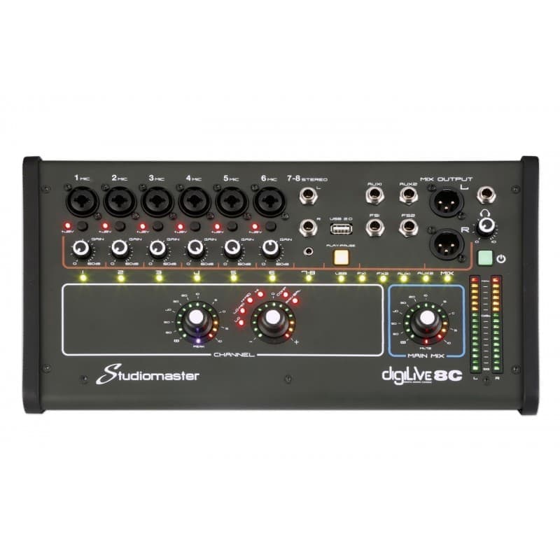 Studiomaster DIGILIVE 08C 8 canales mixer digital