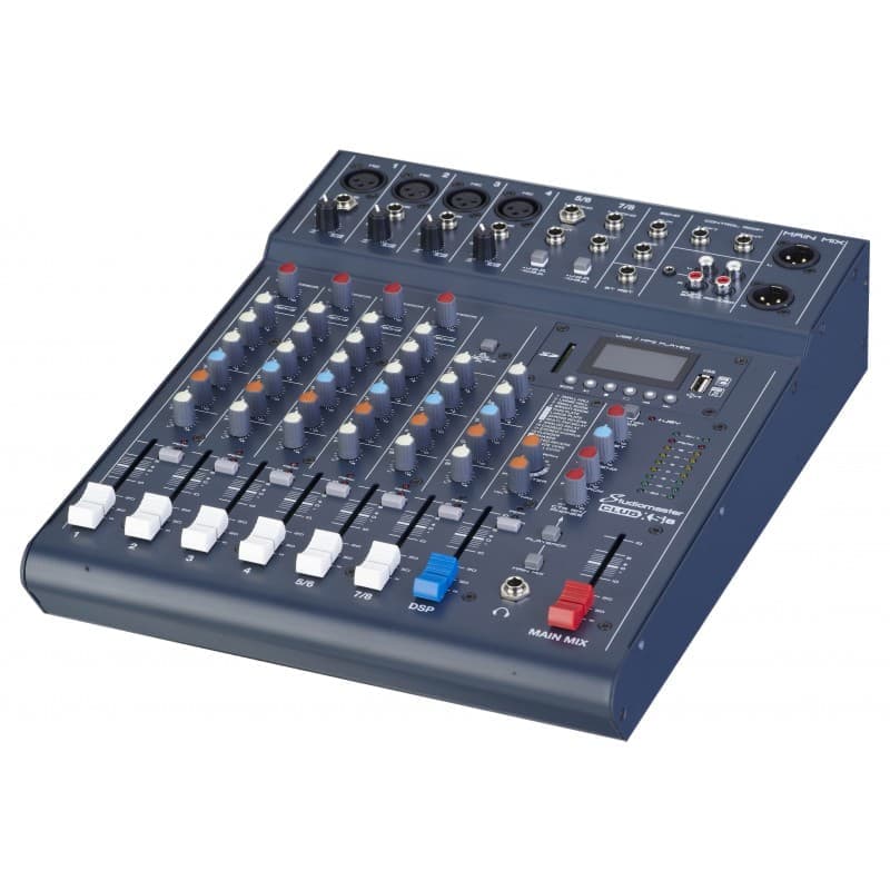 Studiomaster CLUB XS8 8 entradas con DSP & USB/SD/BT