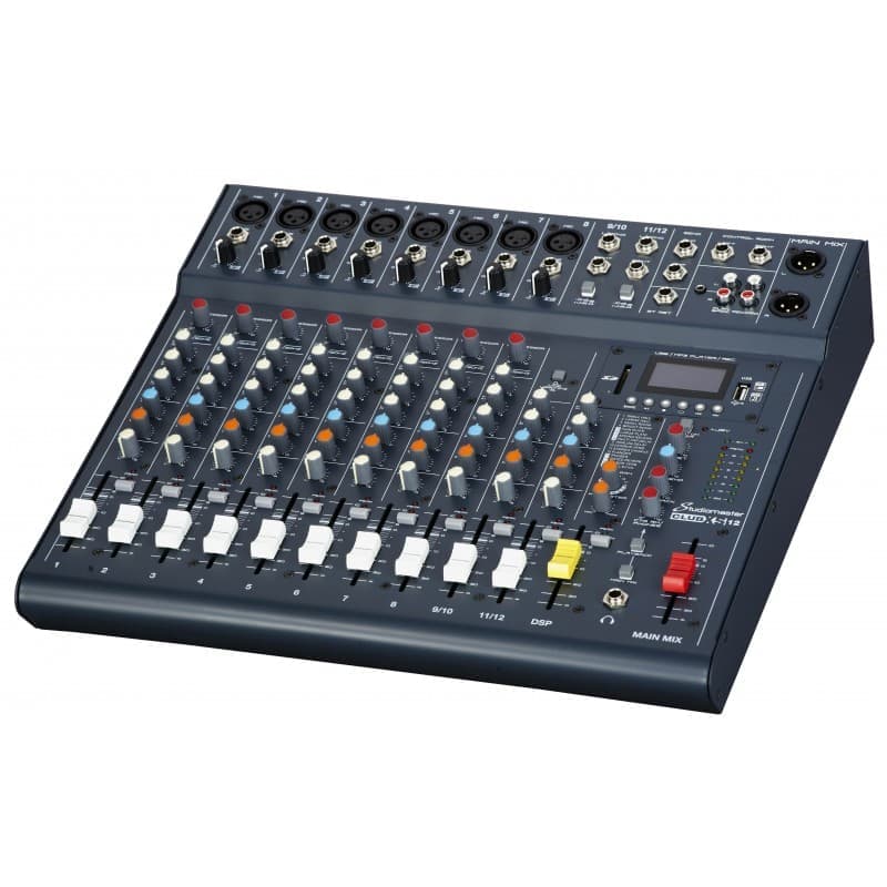Studiomaster CLUB XS12+ 12 entradas con DSP & USB/SD/BT