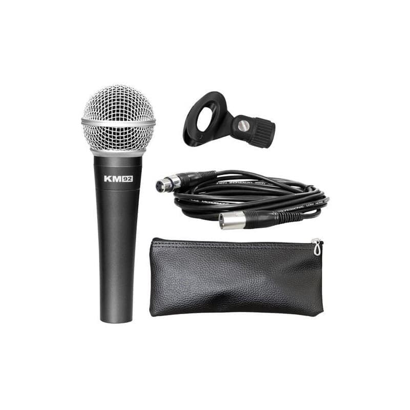 Studiomaster KM92 Microfono Dinamico Economico c/cable