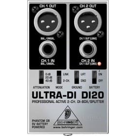 Behringer DI-20 Caja Directa  activa 2 canales