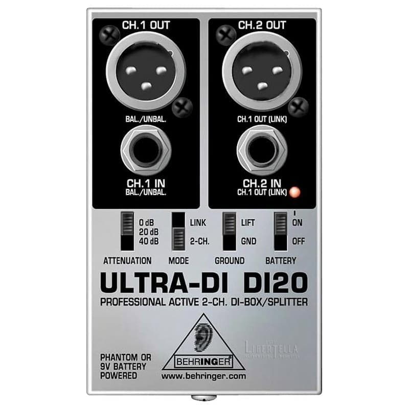 Behringer DI-20 Caja Directa activa 2 canales