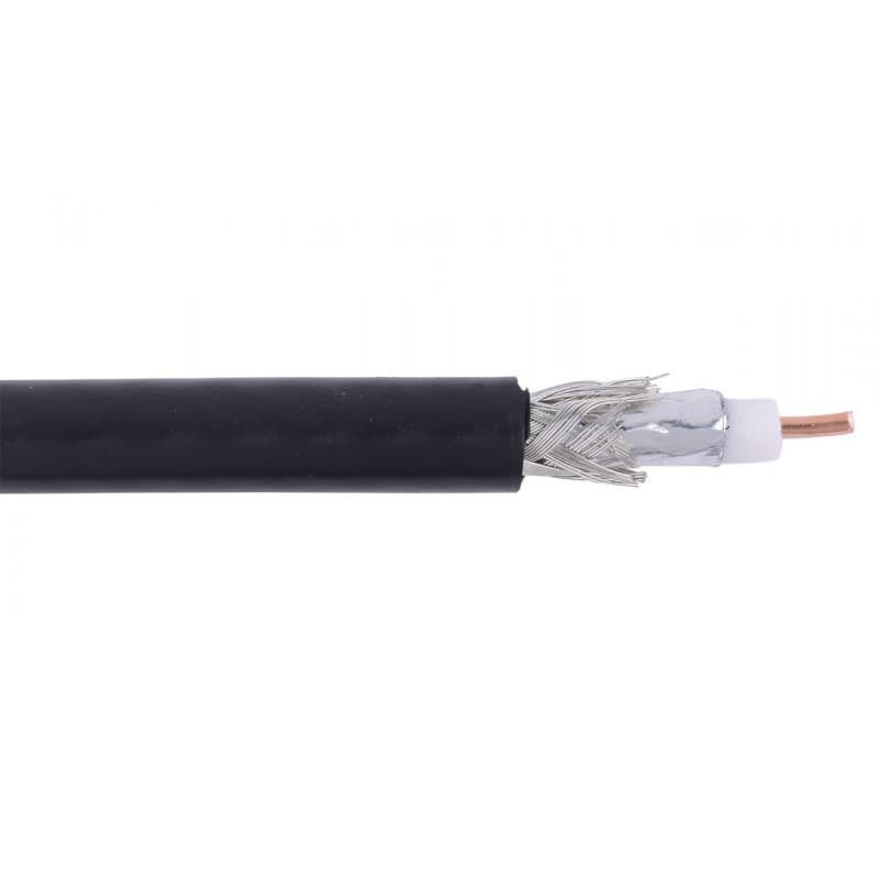 Liberty RG58-CMR-BLK cable coaxial Negro 50 Ohms (ideal antenas RF)