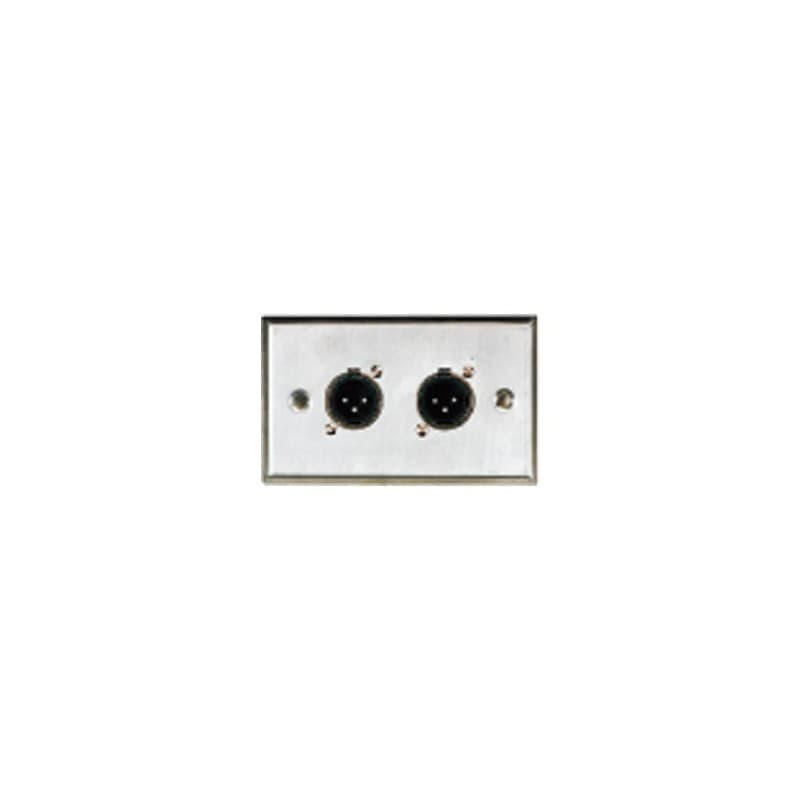 Studiomaster AJ107 - 2 x xlr Macho Placa de conexion