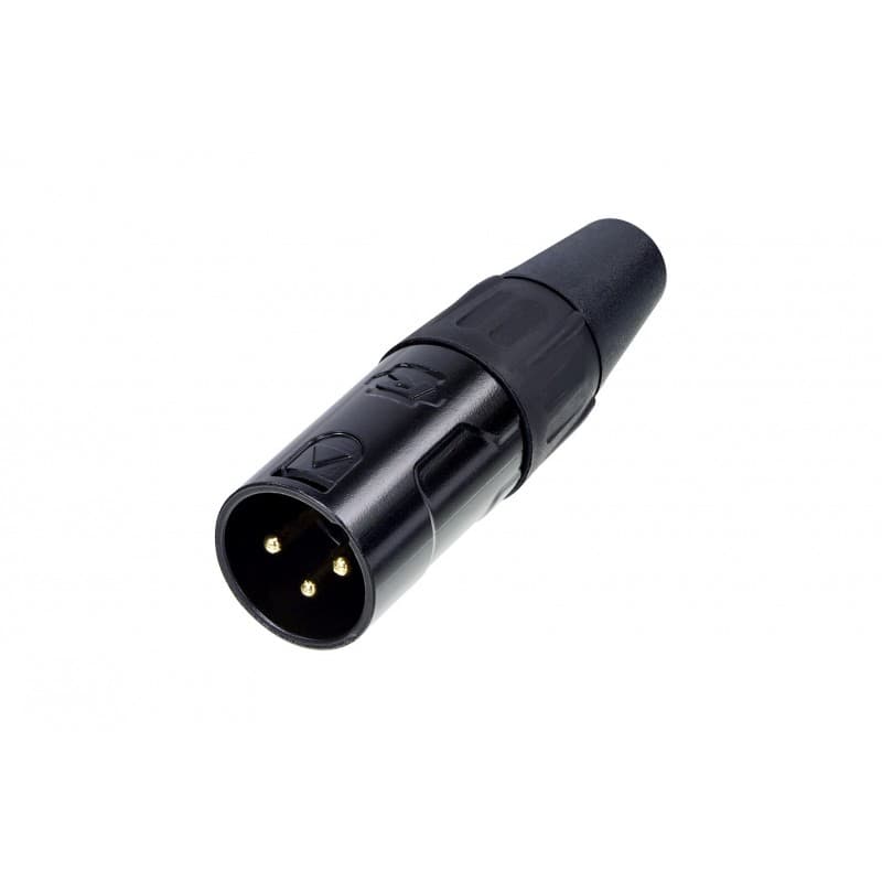 Rean RC3M-BAG XLR volante Negro Macho 3 pines